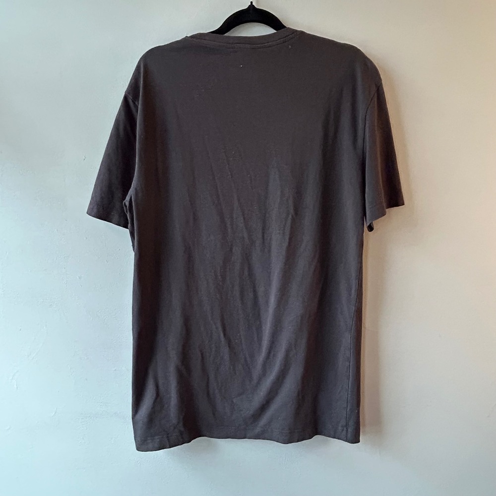 Emporio Armani EA7 Mens Black Blue Colorblock Logo T-Shirt Size M 273759 - Picture 8 of 9